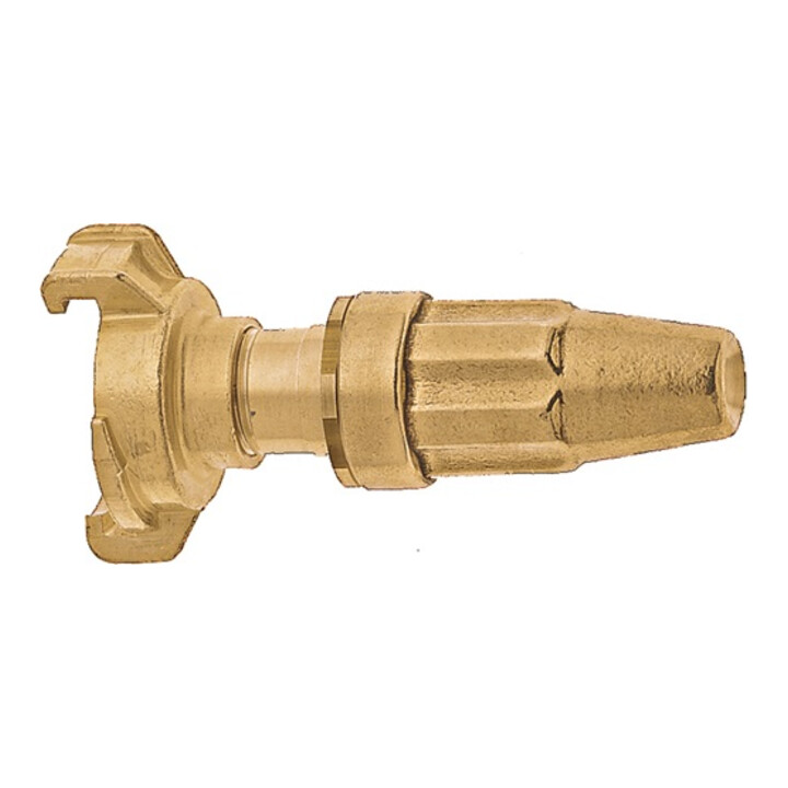 B-Ware Geka Karasto Spritzdüse Brause Plus System 13mm Messing Schlauchkupplung - 4015933028102