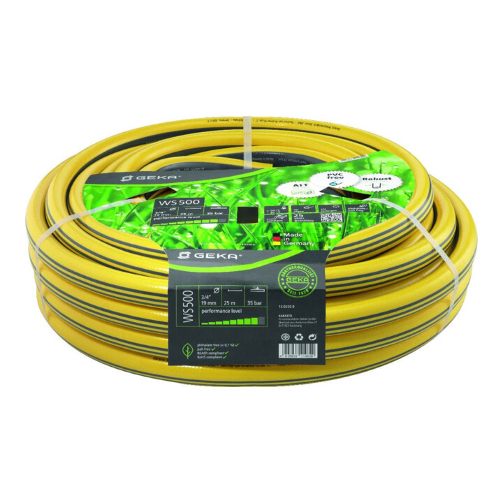 Geka Plus Wasserschlauch Leitung Schlauch Ws500 3/4 19 Mm 25 M Blau Pvc Frei B-Ware - 4015933114829