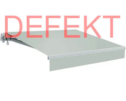 D-Ware Markise X Gelenkarmmarkise Markise 5x3 Stoff Hellgrau Lotuseffekt Defektware - 4306516433230
