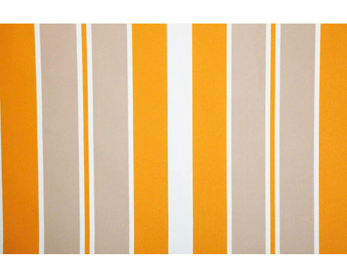 Gelenkarmmarkise Sonnenschutz Markise 5x3 Stoff gestreift orange grau weiß - 4306516022298