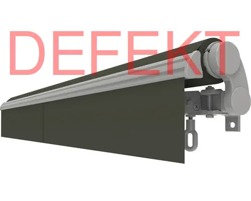 D-Ware Gelenkarmmarkise 3,5x2,5 Stoff Uni Grau Lotuseffekt Ral 9006 Weißalu Defektware - 4306517445775