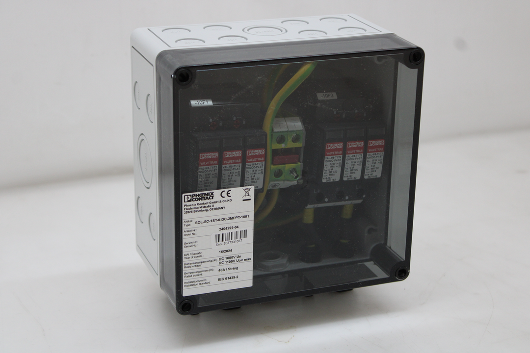 Phoenix Contact 2404299 Sol Sc 1 St 0 Dc 2 Mppt 1001 Siehe Text/Foto C-Ware