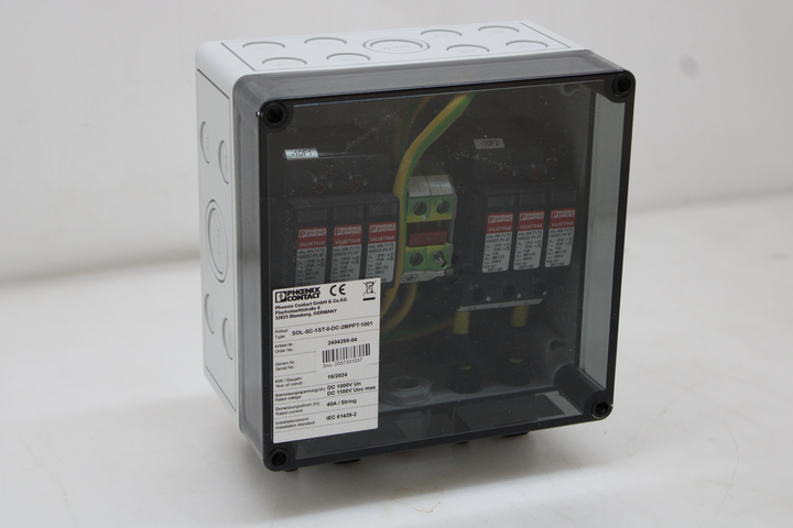 Phoenix Contact 2404299 Sol Sc 1 St 0 Dc 2 Mppt 1001 Siehe Text/Foto C-Ware
