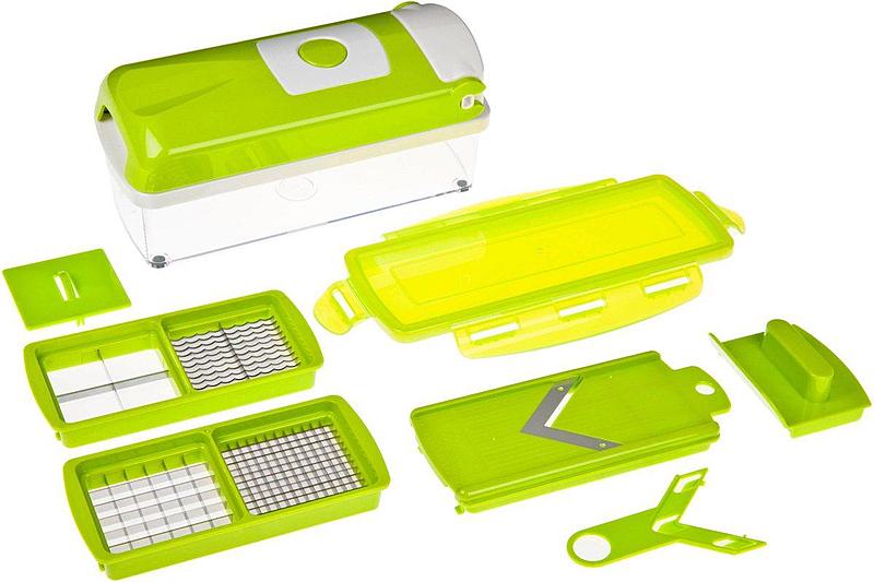 B-Ware Genius 33594 Nicer Dicer Plus Kompakt 7 Tlg. Hobel Set Edelstahl Rostfrei - 4023012335942