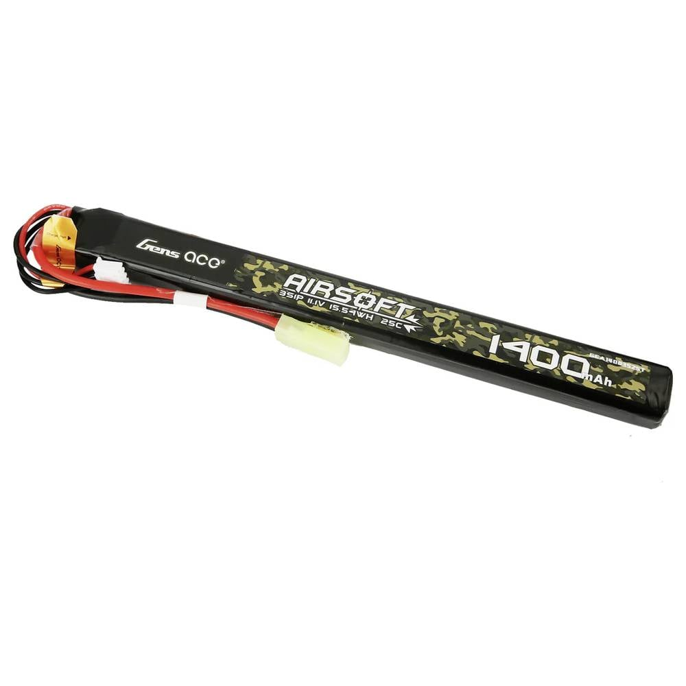 Gens Ace Modellbau Akkupack Li Po 11.1 V 1400 M Ah Zellen Zahl: 3 25 C Flat Akku B-Ware - 6928493306567