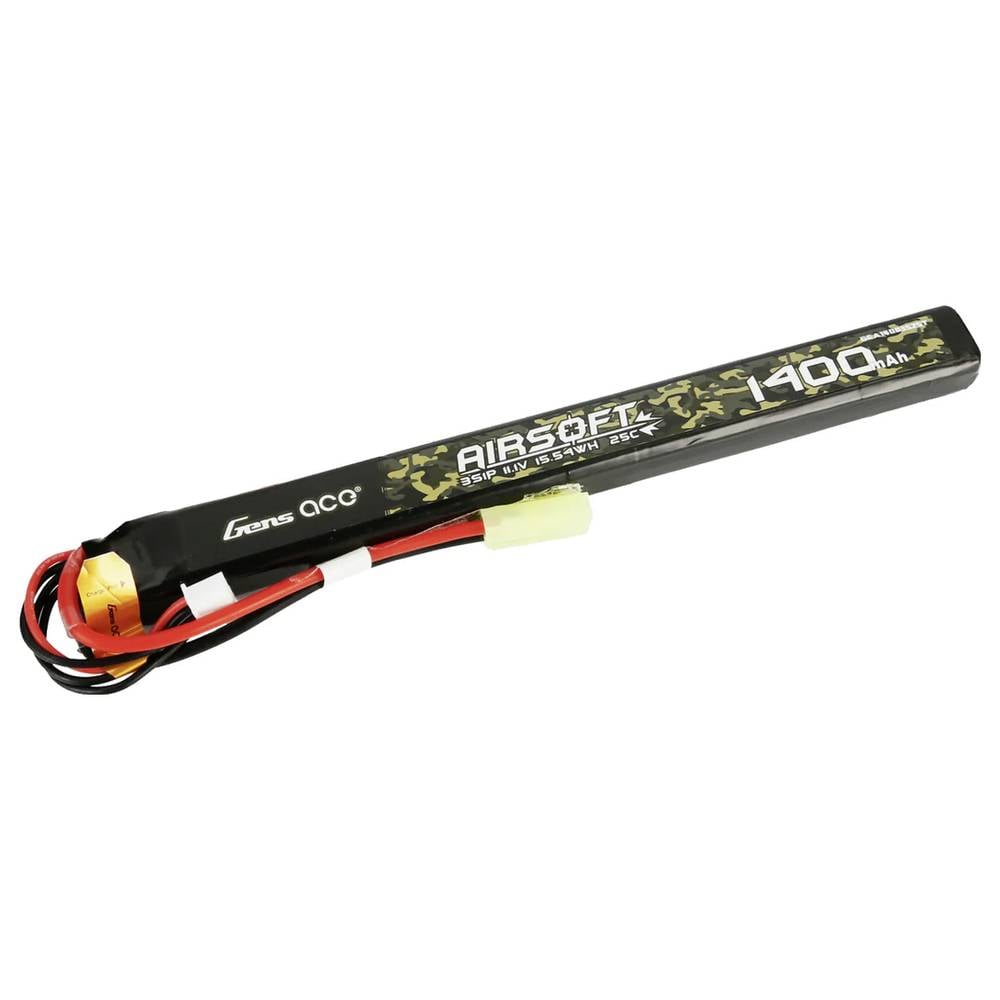 Gens Ace Modellbau Akkupack Li Po 11.1 V 1400 M Ah Zellen Zahl: 3 25 C Flat Akku B-Ware - 6928493306567