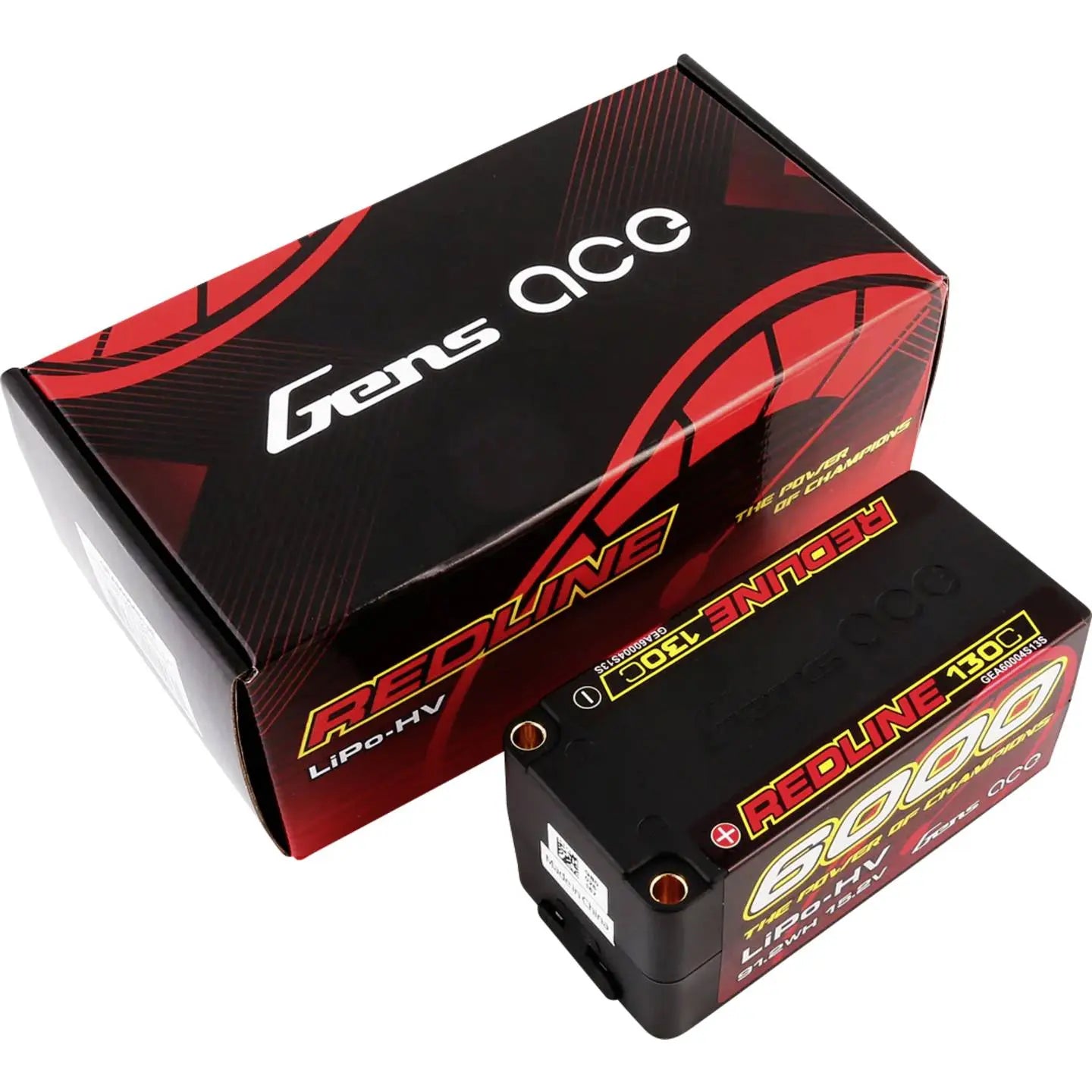 B-Ware Gens Ace Akkupack Batterie Li Po 6000m Ah 15.2 V 4 S2 P Redline Series Hardcase - 6928493307212
