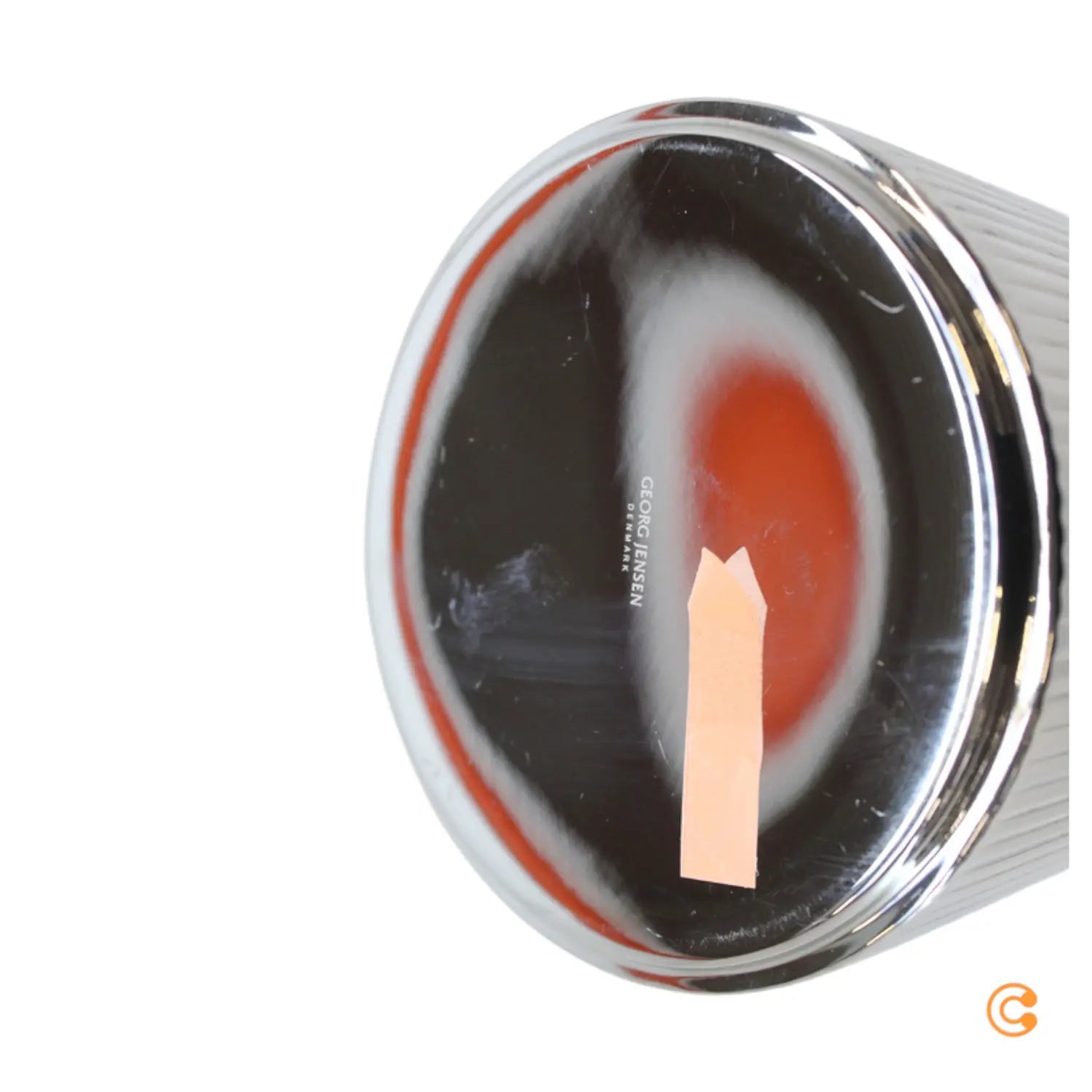 B-Ware Georg Jensen Vase Bernadotte Edelstahl Groß Blumenvase Poliert Siehe Text/Foto - 5713275065814