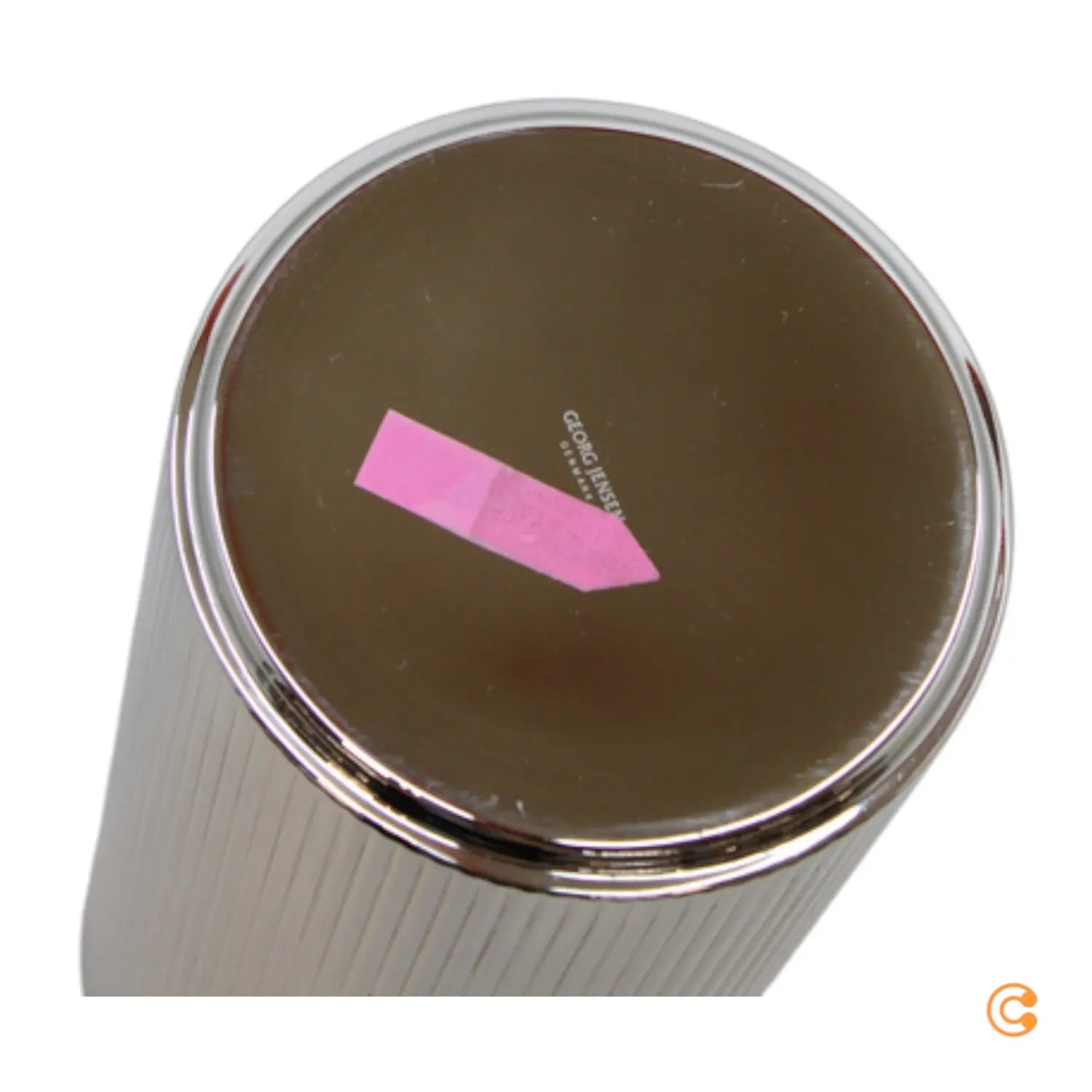 B-Ware Georg Jensen Vase Bernadotte Edelstahl Groß Blumenvase Poliert Siehe Text/Foto - 5713275065814