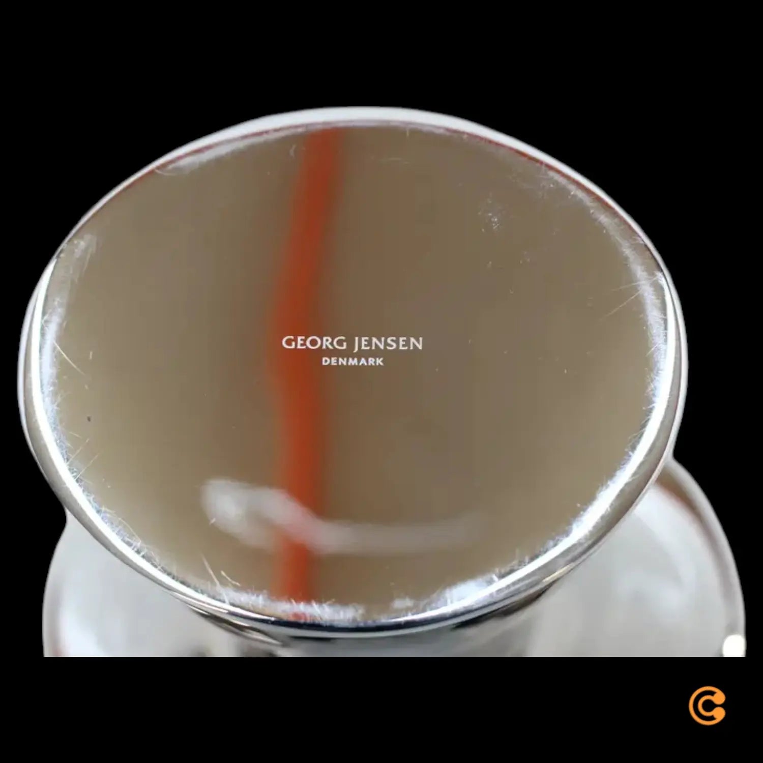 B-Ware Georg Jensen Vase Gefäß Edelstahl 33 Cm Blumenarrangement Siehe Text/Foto - 5713275078753