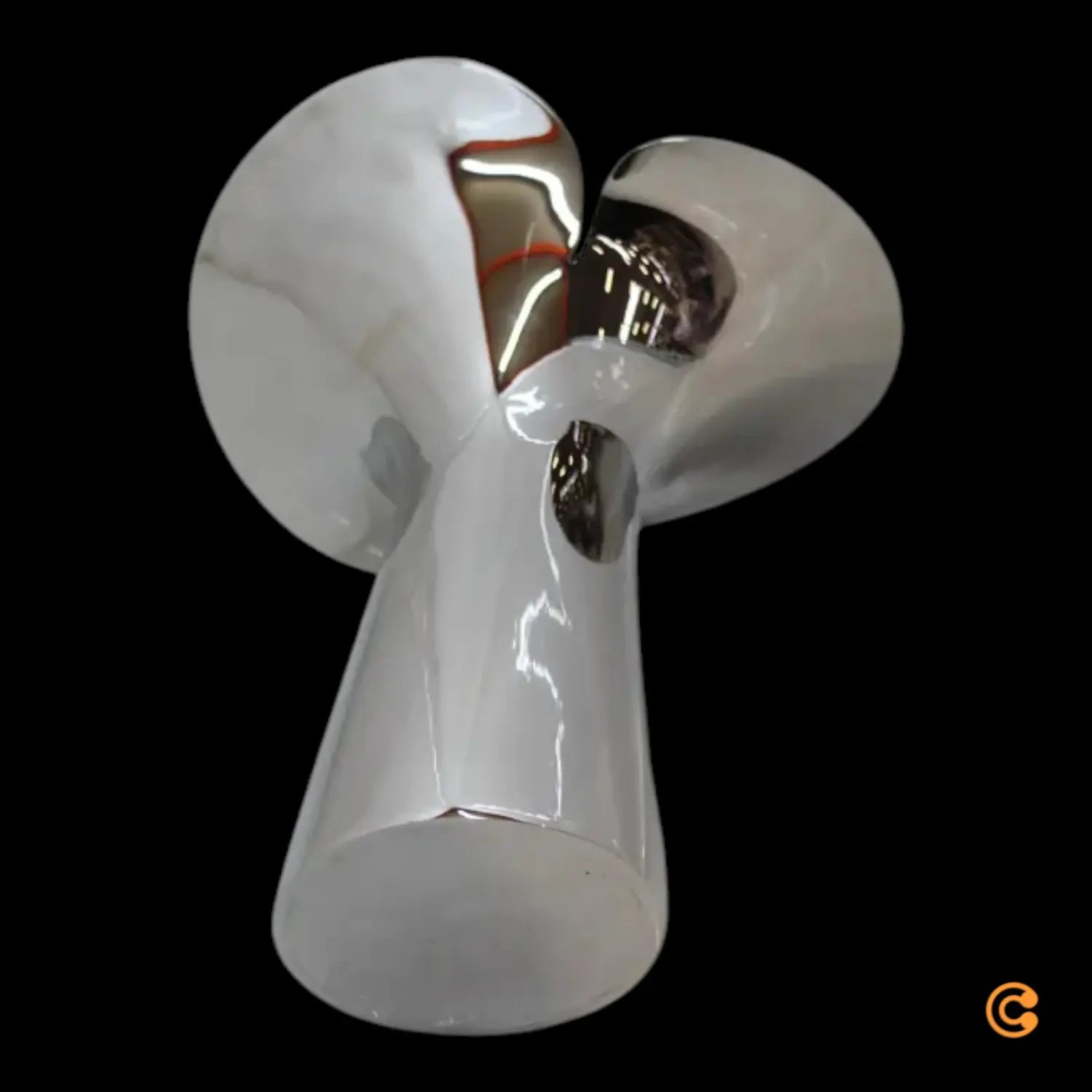 B-Ware Georg Jensen Vase Gefäß Edelstahl 33 Cm Blumenarrangement Siehe Text/Foto - 5713275078753