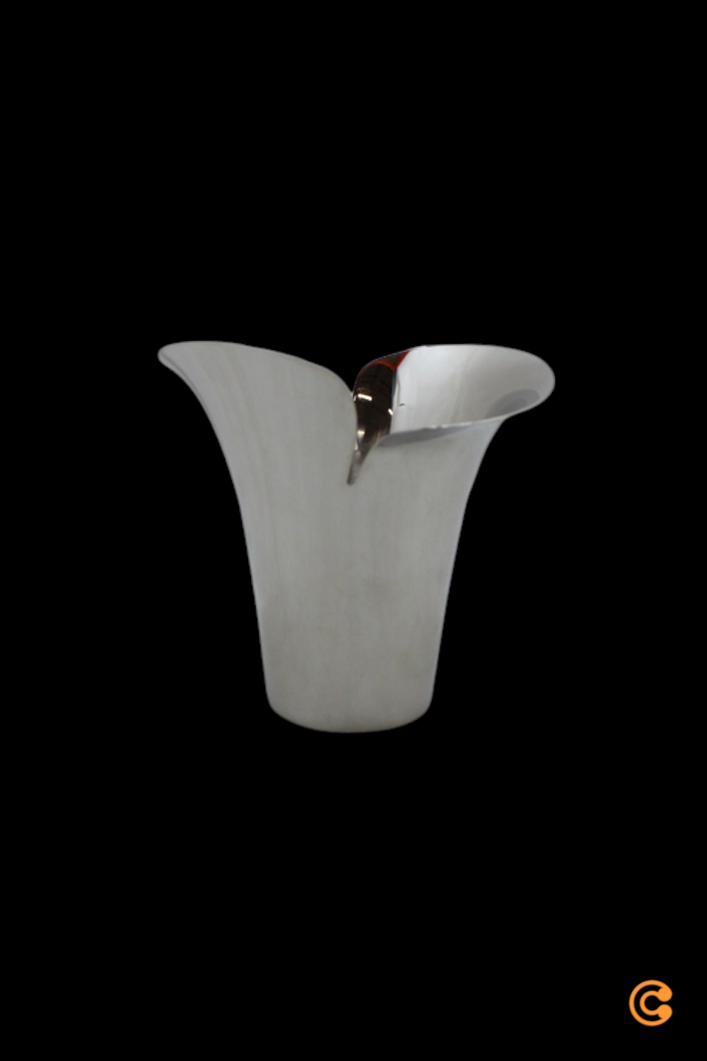 B-Ware Georg Jensen Bloom Botanica Blumentopf Pflanztopf Dekotopf Topf ø 120 Mm Silber - 5713275220718
