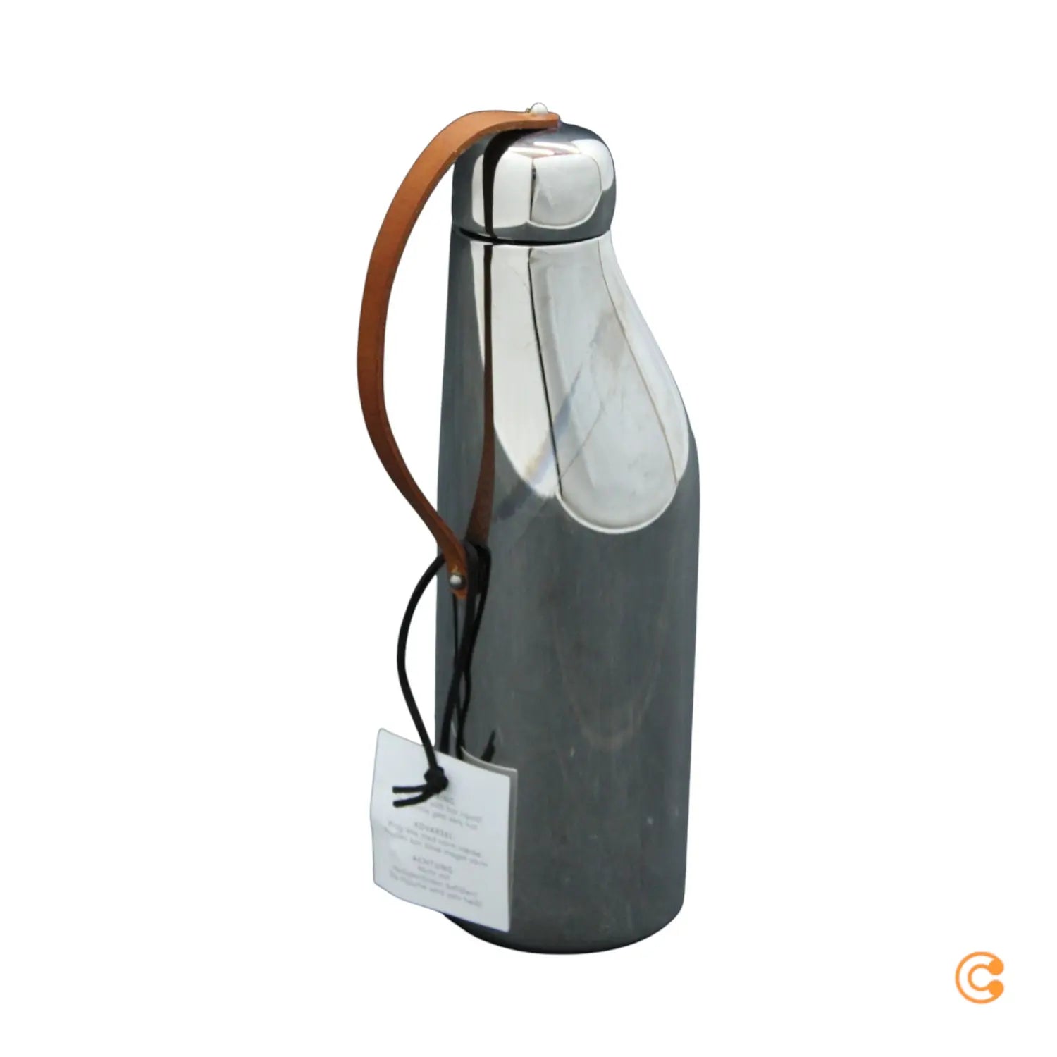 B-Ware Georg Jensen Trinkflasche Flasche Sky Edelstahl Lederband 500 Ml Siehe Text/Foto - 5713275209645