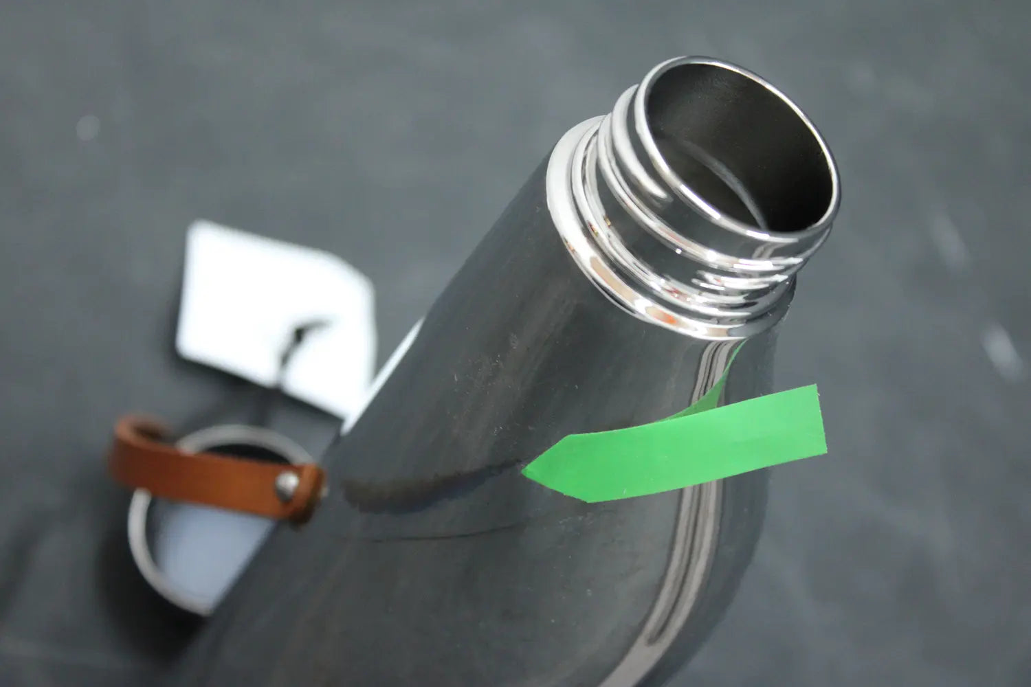 B-Ware Georg Jensen Trinkflasche Flasche Sky Edelstahl Lederband 500 Ml Siehe Text/Foto - 5713275209645