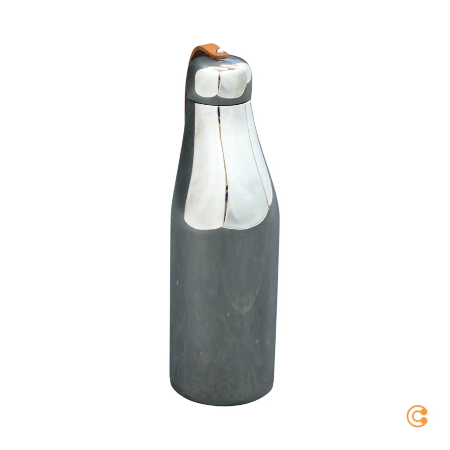 B-Ware Georg Jensen Trinkflasche Flasche Sky Edelstahl Lederband 500 Ml Siehe Text/Foto - 5713275209645