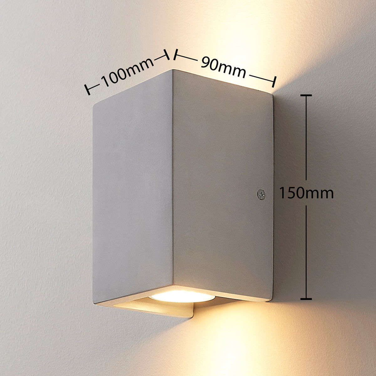 Lindby Gerda 2-flammige GU10-Wandleuchte Wandleuchte Lampe Leuchte LED 2 STÜCK - 4251096545784