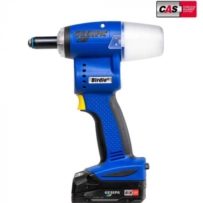 Gesipa 1746721 Akku Blindnietsetzgerät Birdie 2x Akku 1x Ladegerät Siehe Text/Foto B-Ware - 4007081111980
