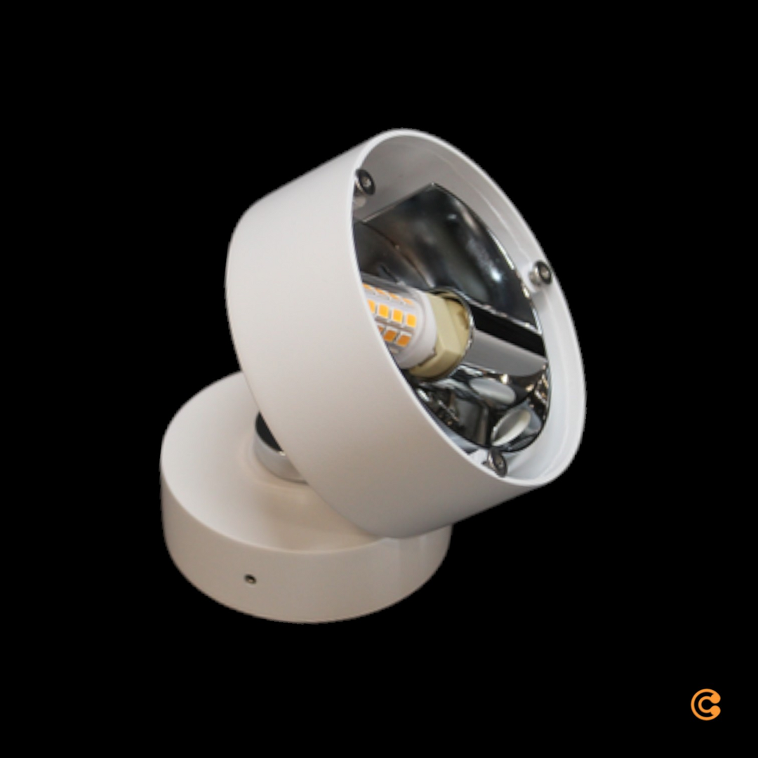 Top Light Gehäuse Puk Ohne Linse Tischstrahler Spot Led Leuchte Lampe Tischlampe B-Ware