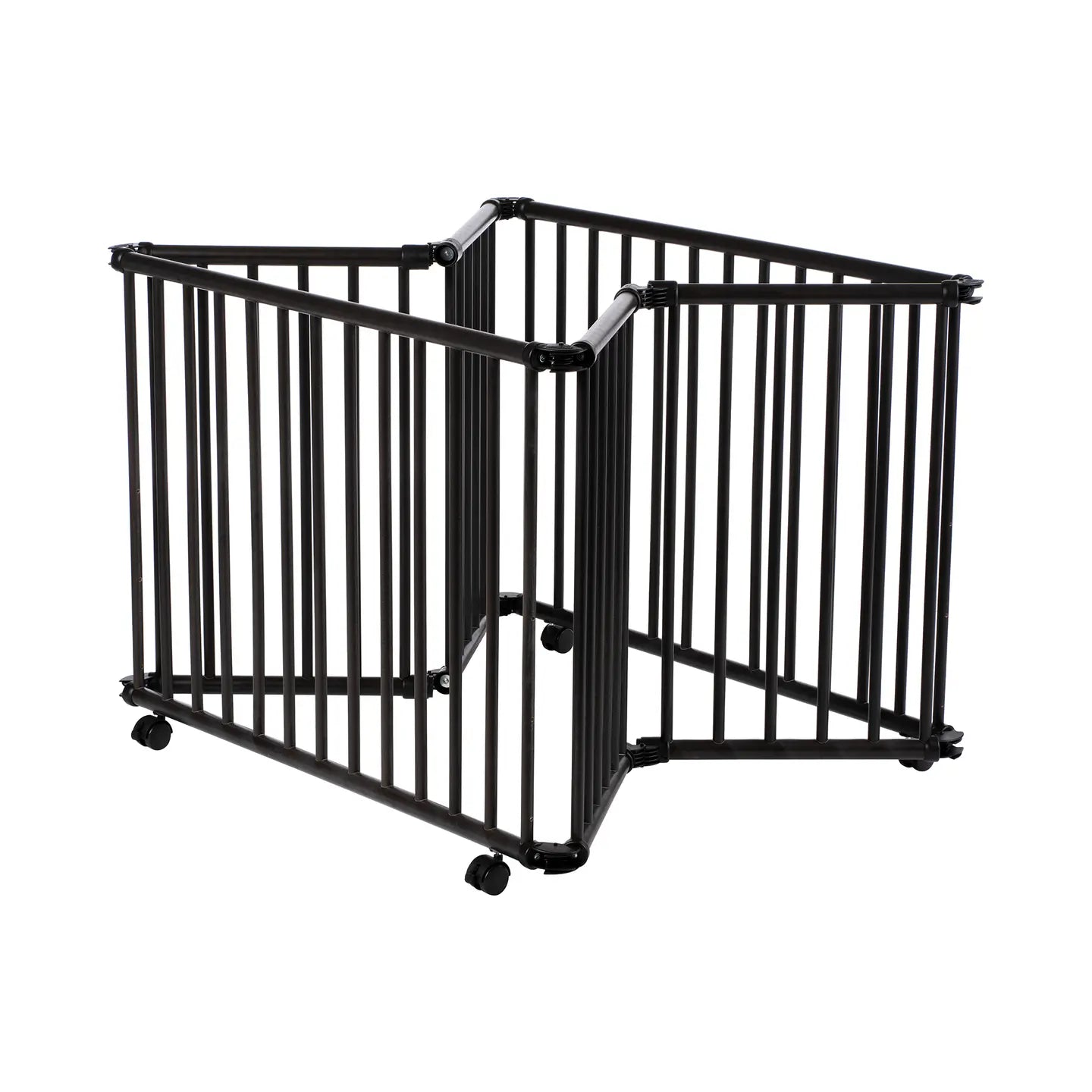 B-Ware Geuther Laufgitter Spielfläche Lucilee Buchenholz Höhenverstellbar Schwarz - 4010221089582