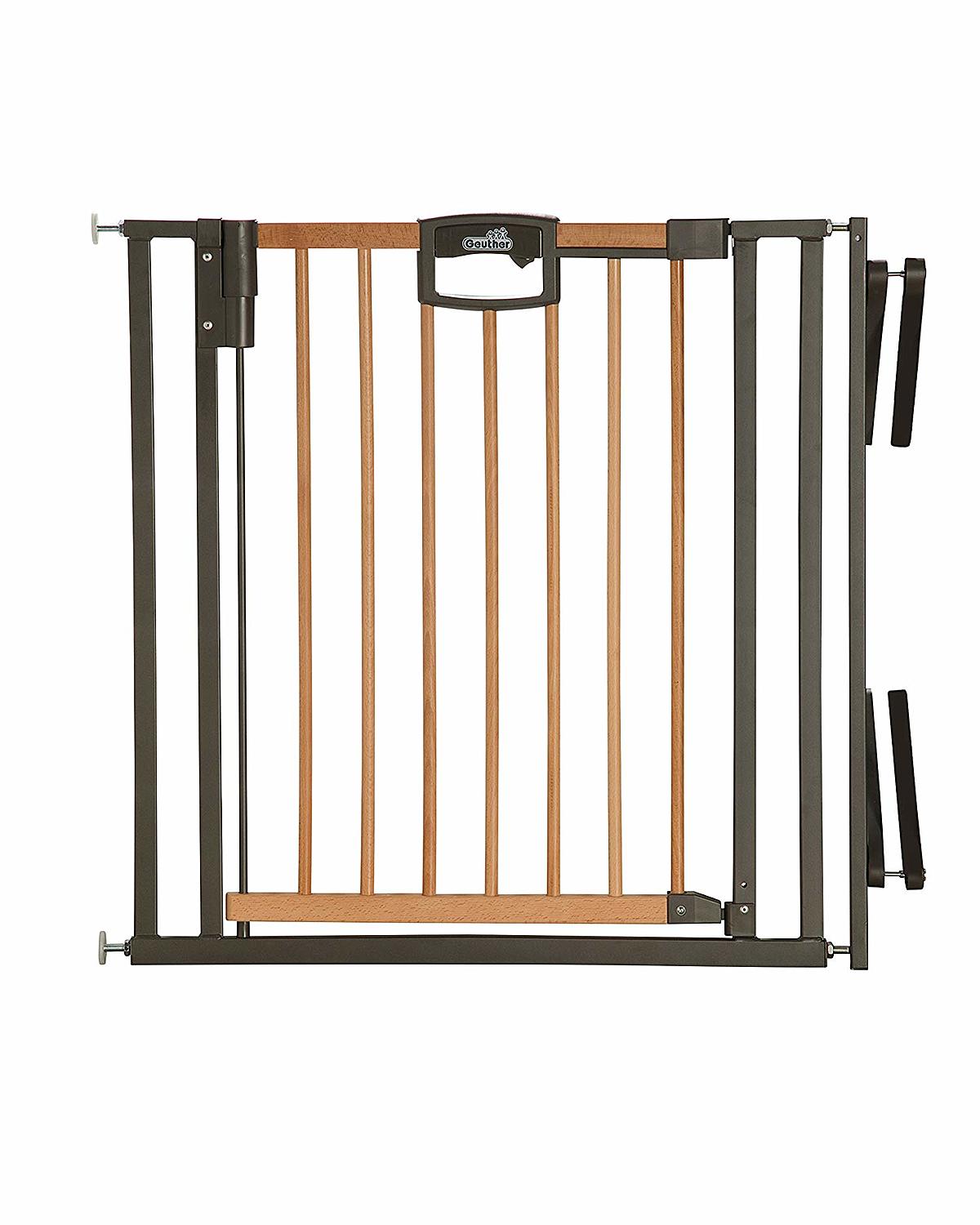 B-Ware Geuther Treppenschutzgitter Easylock Wood Plus 84,5 92,5 Cm Holz Metall Möbel - 4010221082712