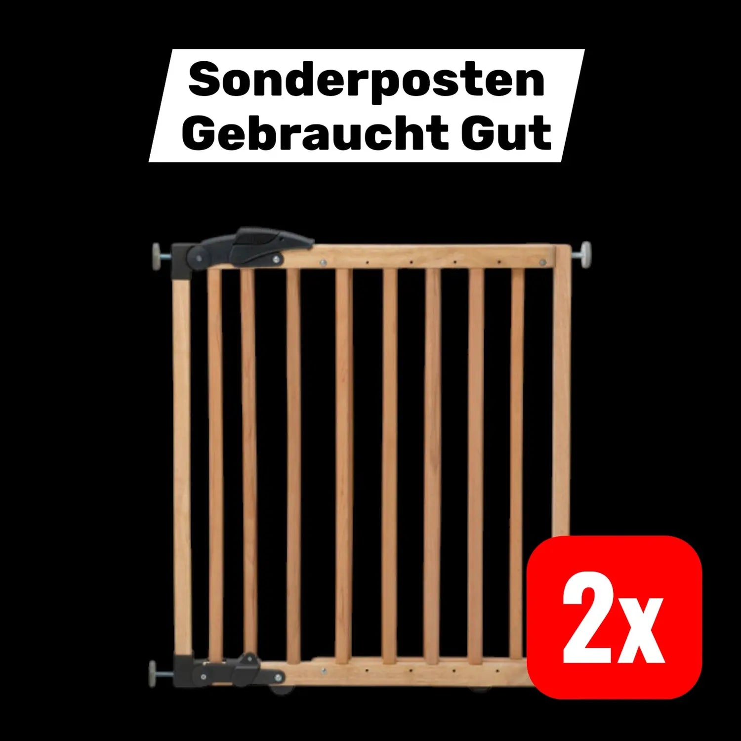 B-Ware Geuther Türschutzgitter Schutzgitter Treppen Gitter Babygitter 68 102 2 Stück - 4010221087137