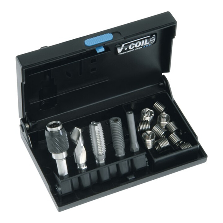 V Coil Gewindereparatursatz Set M12x1,75mm 1,5x D Akku Bohrmaschine Satz 6 Stück B-Ware - 4022835043218