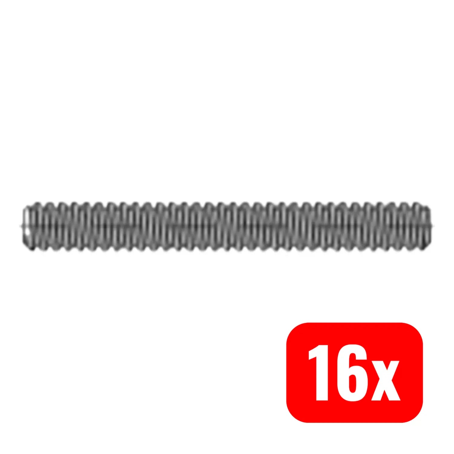 B-Ware Toolcraft Gewindestange Gewinde Din 975 Schraubstange M8 Stahl 1000 Mm 16 Stück - 4053199191017