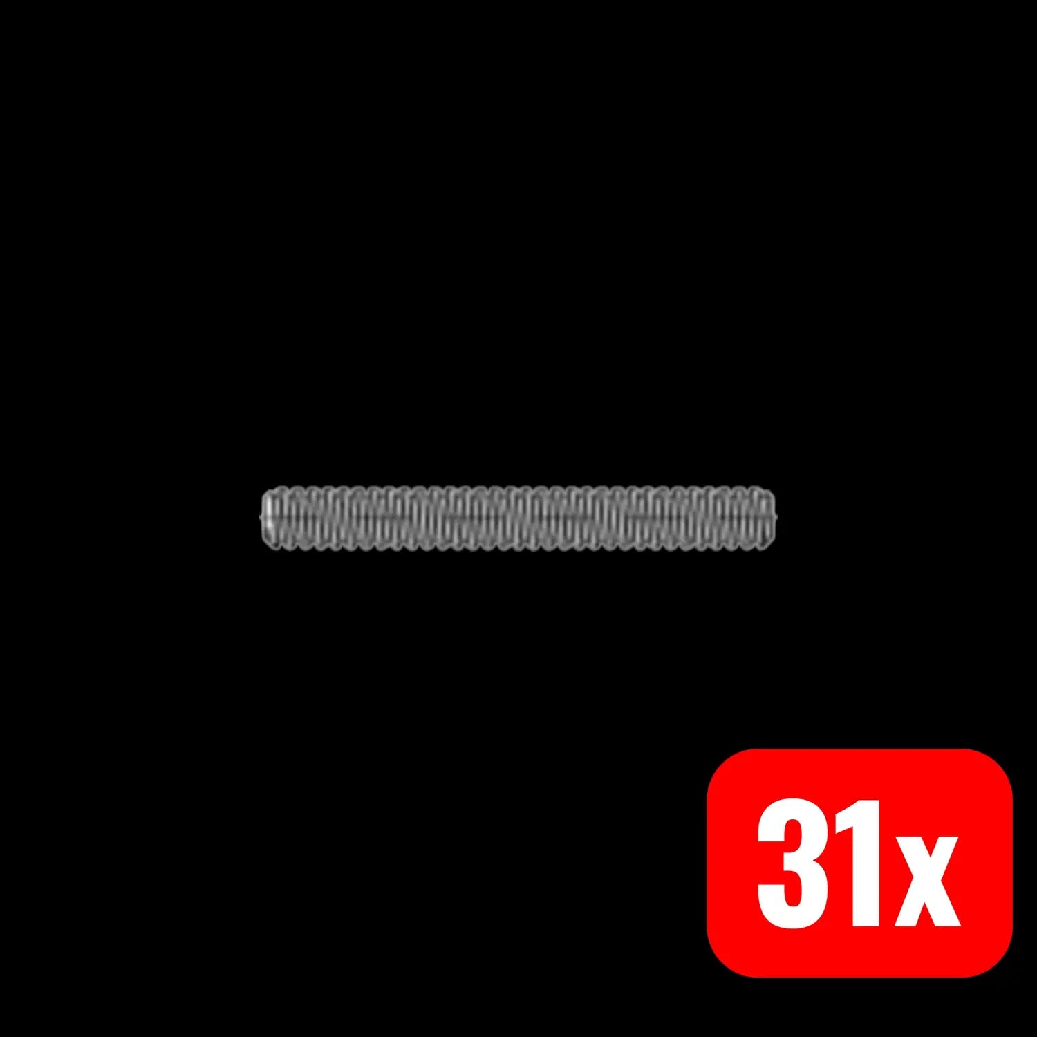 B-Ware Toolcraft Gewindestange Schraubstange M6 Stahl 1000 Mm Galvanisch 31x - 4053199189809