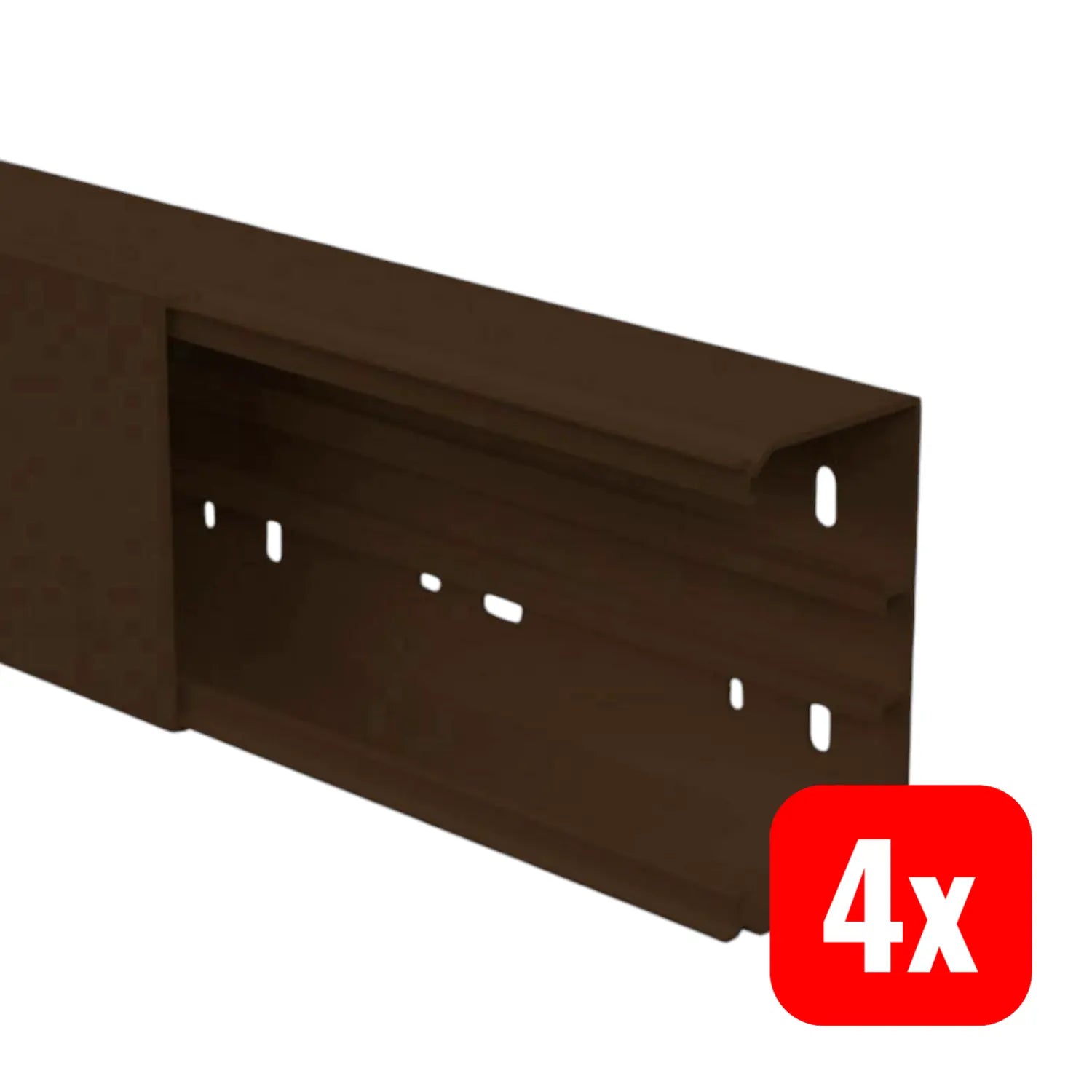 B-Ware Ggk Kabelkanal Kabelleiste Installationskanal Elektrokanal Elektro 2 M 4 Stück - 4018475010451