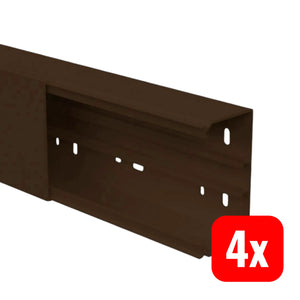 B-Ware Ggk Kabelkanal Kabelleiste Installationskanal Elektrokanal Elektro 2 M 4 Stück