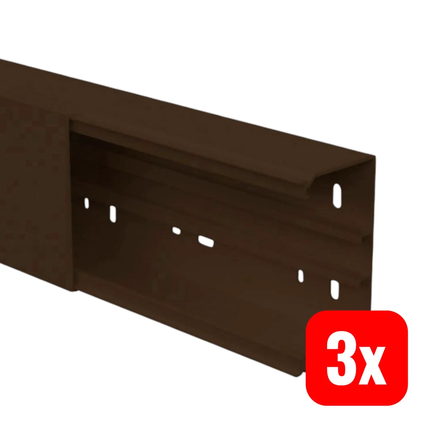 B-Ware Ggk Kabelkanal Kabelleiste Installationskanal Elektrokanal Elektro 2 M 3 Stück - 4018475010451