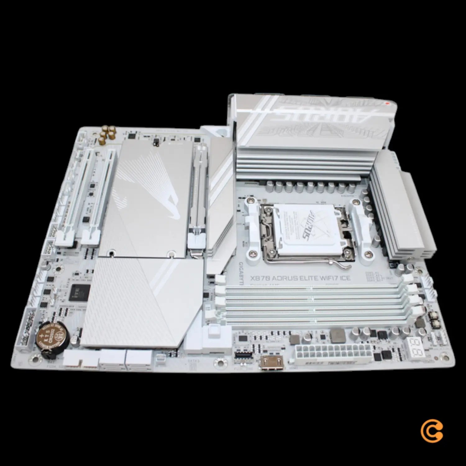 C-Ware Gigabyte Aorus Elite Wifi7 Ice Amd X870 So.Am5 Ddr5 Mainboard Siehe Text/Foto - 4719331864682