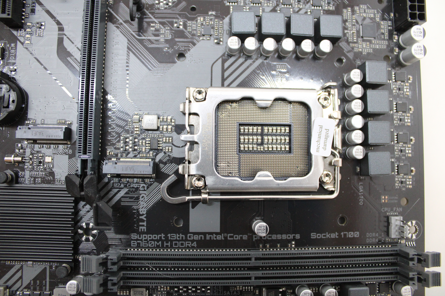Gigabyte B760 M H Ddr4 Mainboard Sockel Pc Intel Lga 1700 Siehe Text/Fotos D-Ware - 4719331854644