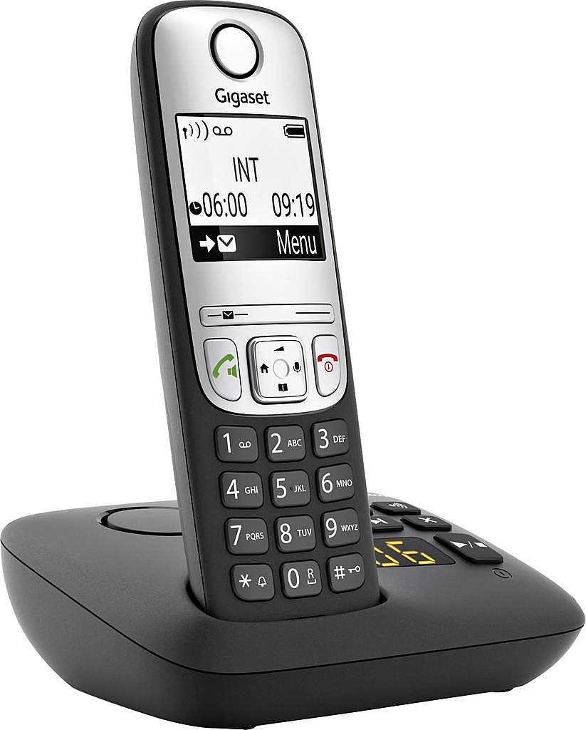 B-Ware Gigaset A690 A Dect Schnurloses Telefon Anrufbeantworter Mit Basis Schwarz Silber - 4250366855356