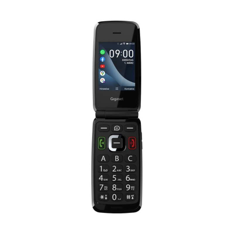 Gigaset Gl7 Mobiltelefon Handy Seniorenhandy Klapphandy 7,11 Cm 126 G Grau B-Ware - 4250366867779