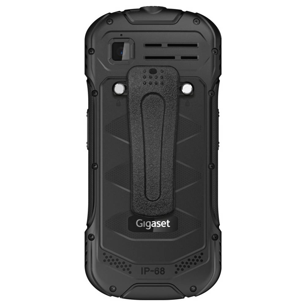Gigaset Outdoor Handy Mobiltelefon GLX 8 ACTIVE Walkie Talkie Schwarz Dual SIM - 4255781905822