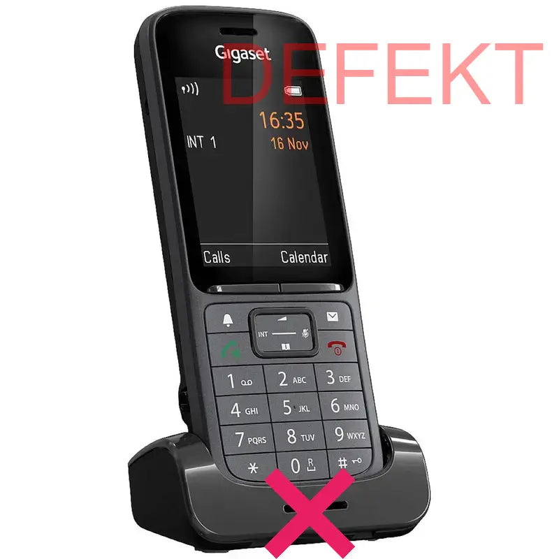 D-Ware Gigaset Pro Dect Mobilteil Festnetztelefon Bluetooth Analog Anthrazit Defektware - 4250366861661