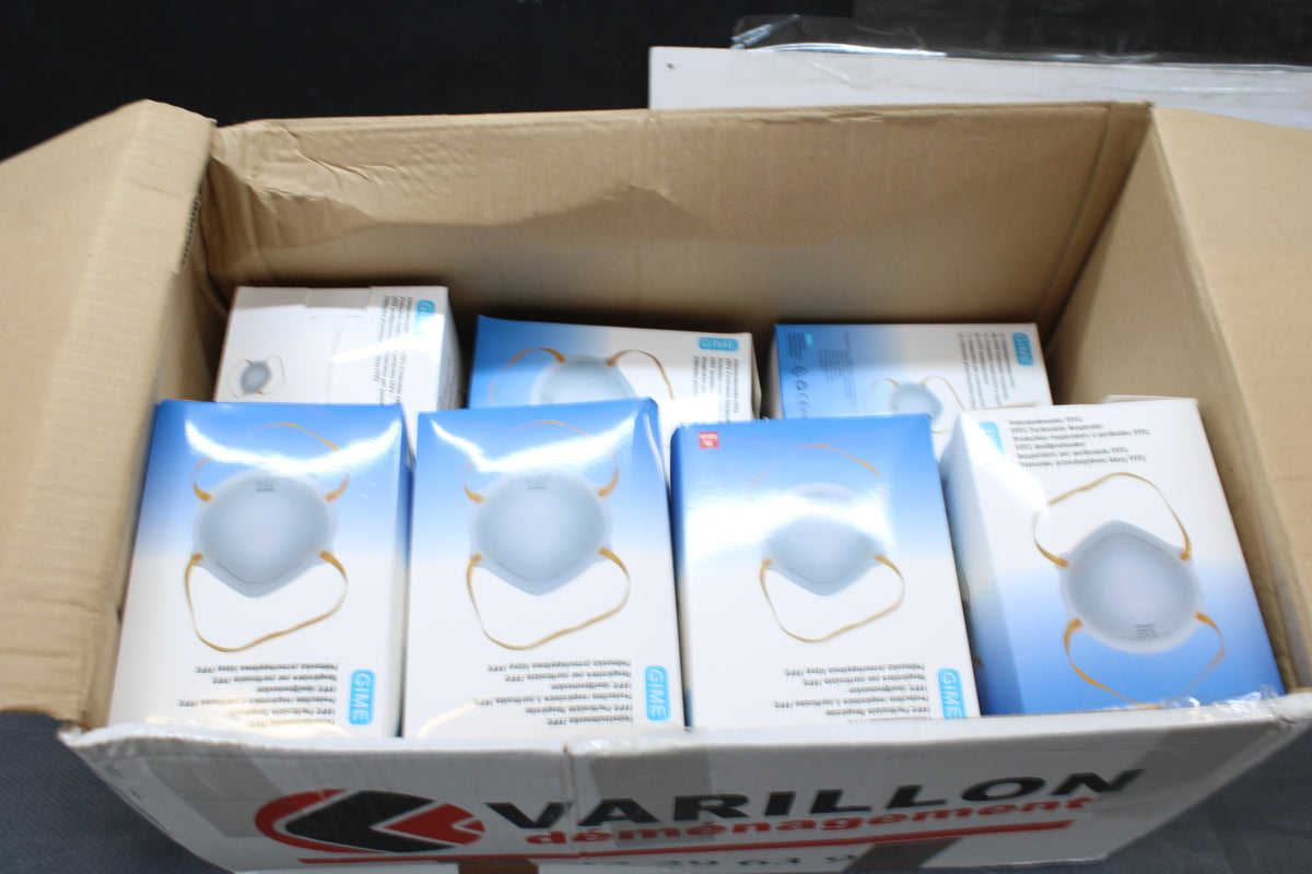 Gime Feinstaubmaske FFP2 Maske Atemschutzmaske Staubmaske Schutzmaske 220 STÜCK - 4064161216584