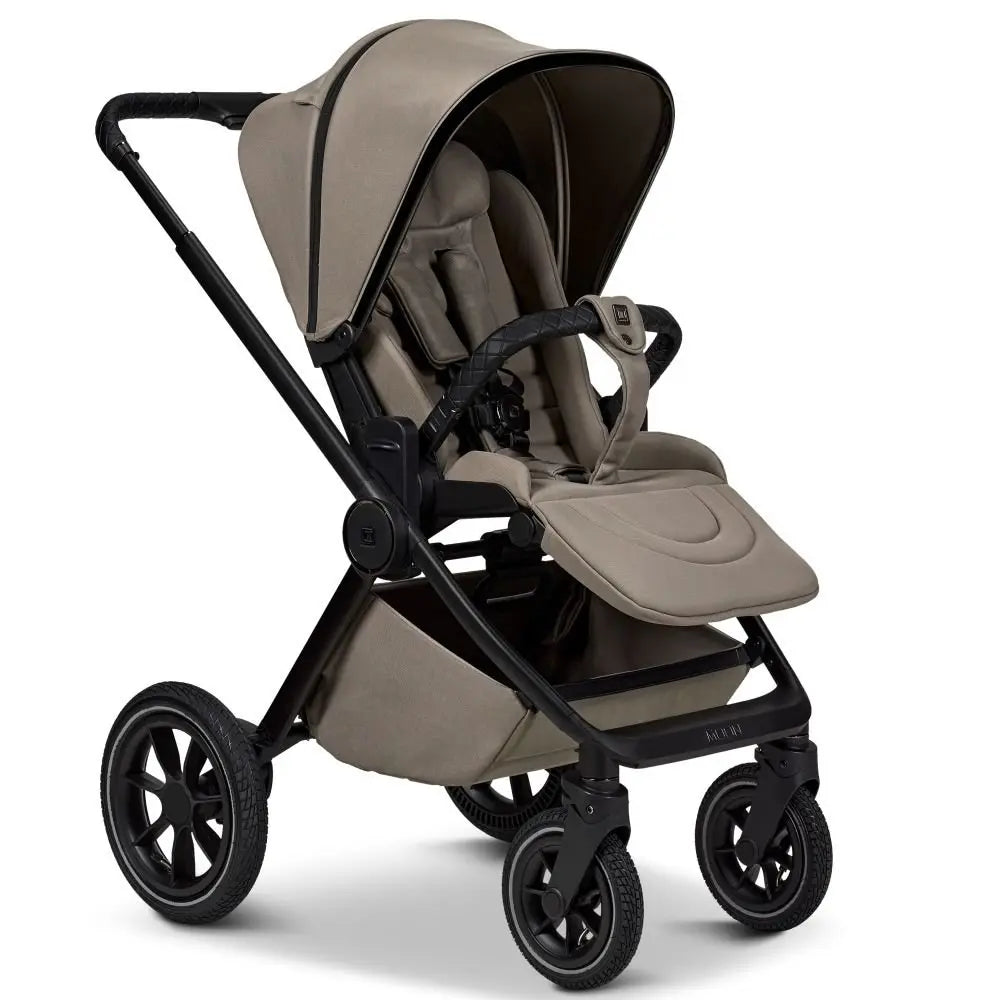 B-Ware Moon Gio Plus Mud Black Chrome 2in1 Set Babywagen Kinderwagen Komplettset - 2000583524340