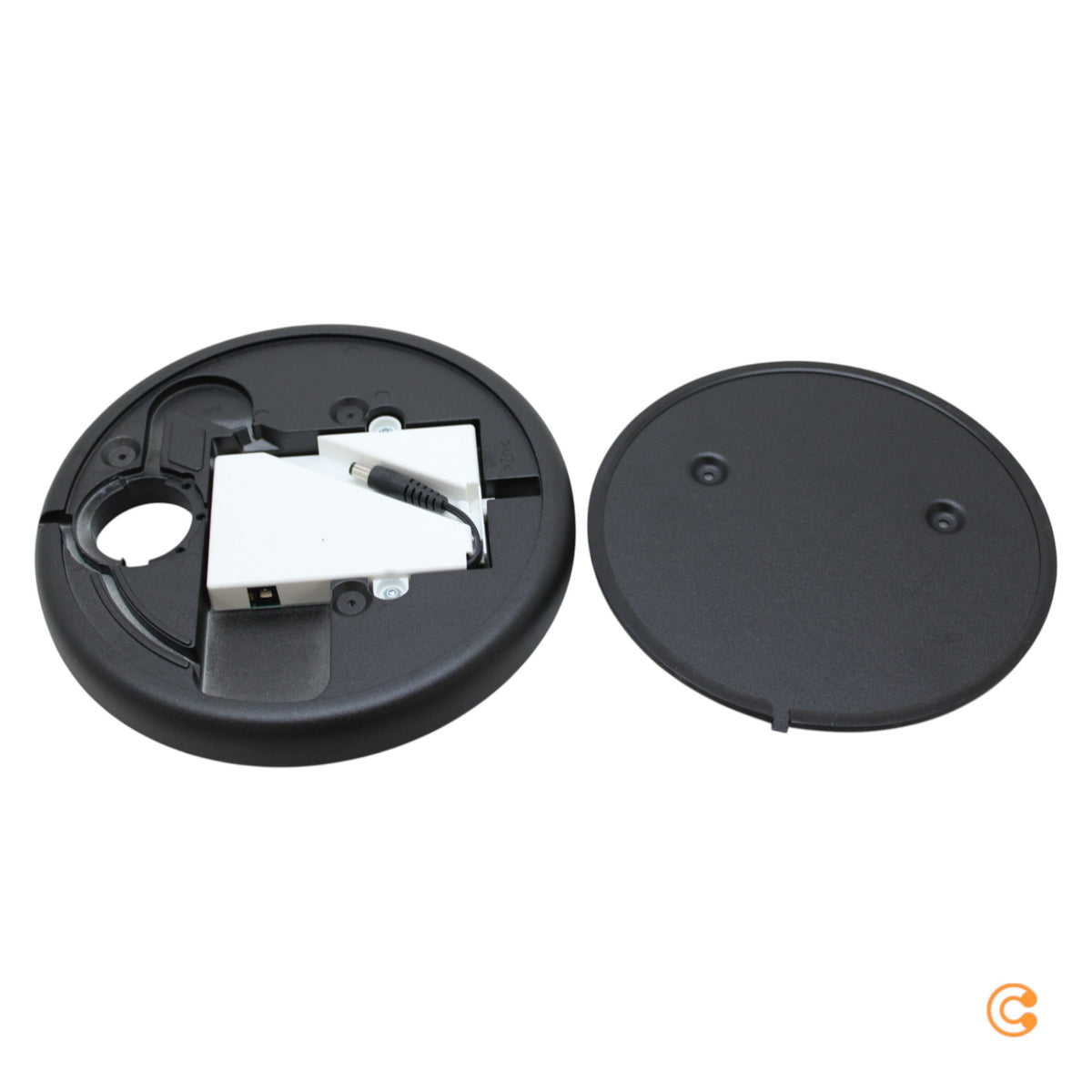 Glamox Fuß für Tischleuchte Basis Motus Flat Induktion schwarz Lampenfuß 3kg - 7040670285188