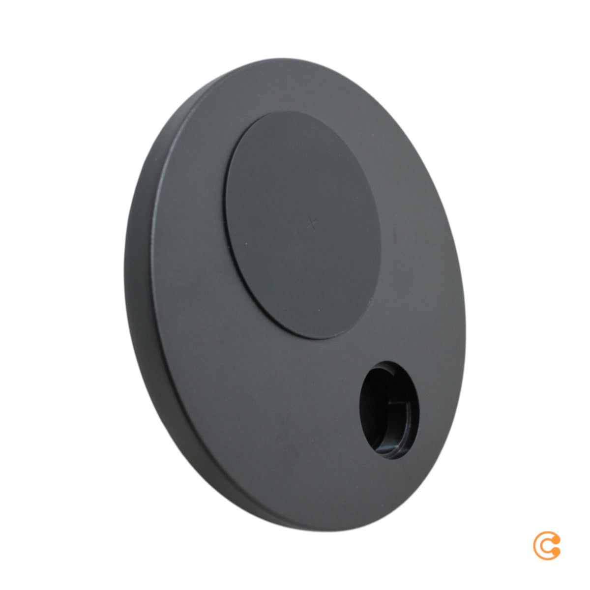 Glamox Fuß für Tischleuchte Basis Motus Flat Induktion schwarz Lampenfuß 3kg - 7040670285188