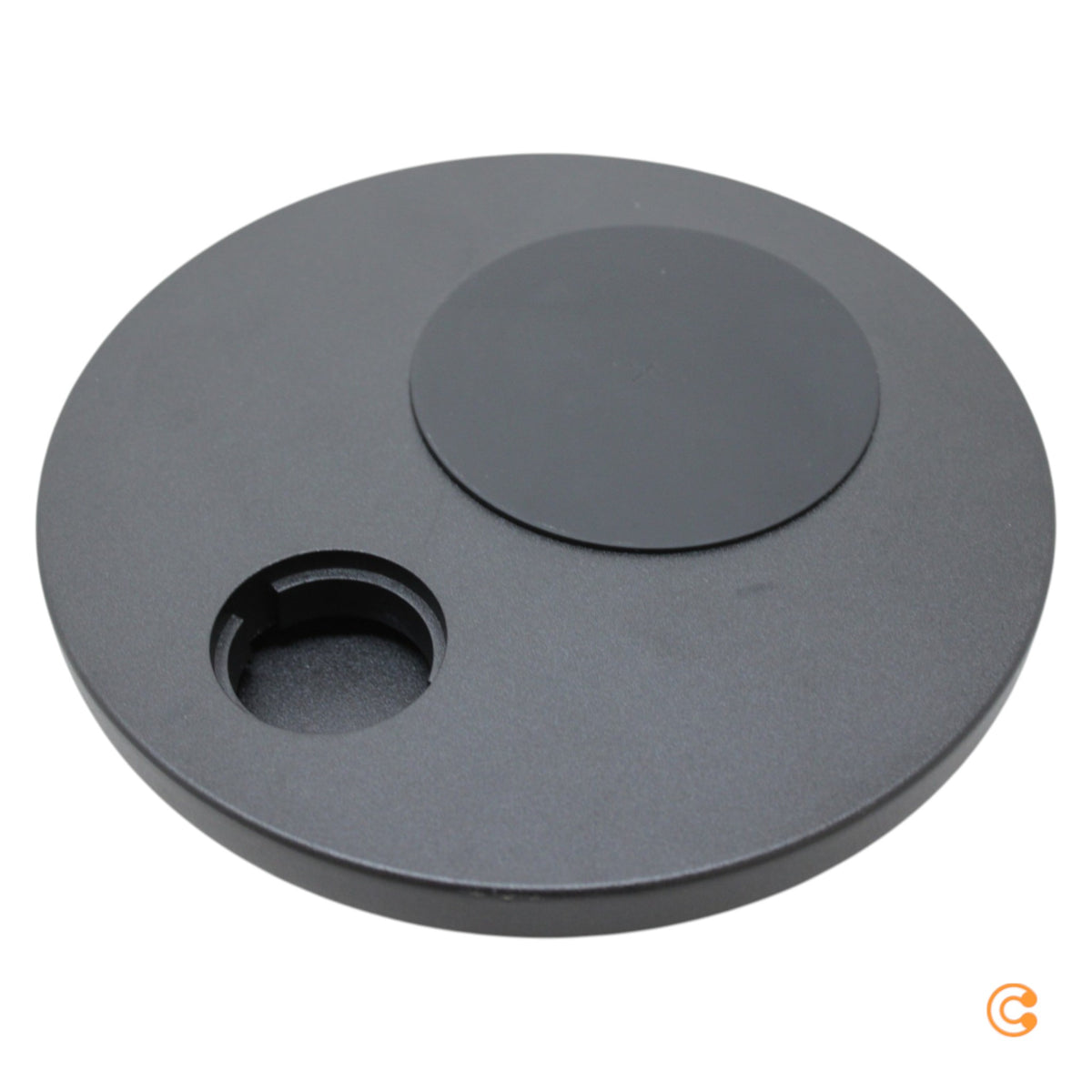 Glamox Fuß für Tischleuchte Basis Motus Flat Induktion schwarz Lampenfuß 3kg - 7040670285188