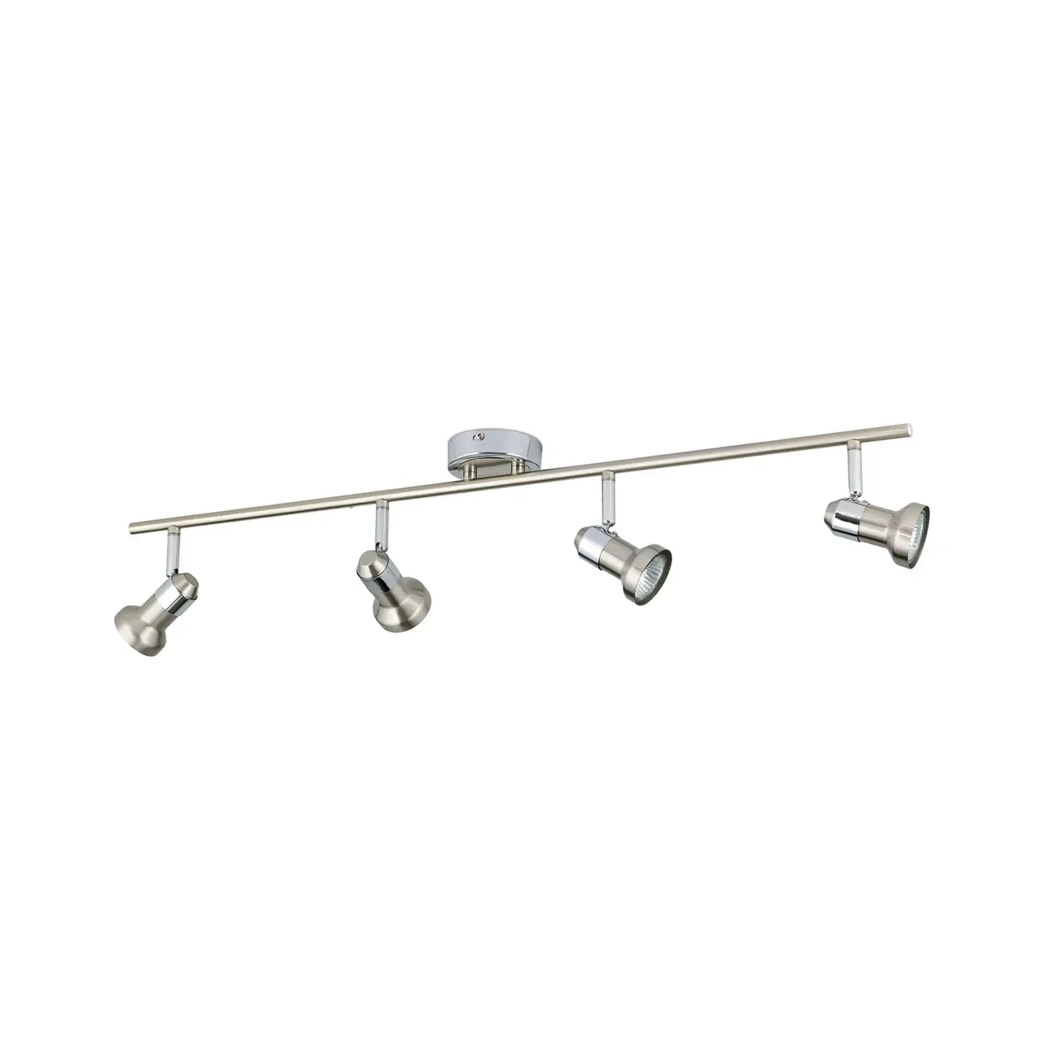 B-Ware Deckenleuchte Barbora Strahler Lampe Nickel Satiniert Gu10 Led 4 Flammig Leuchte - 9003090187294