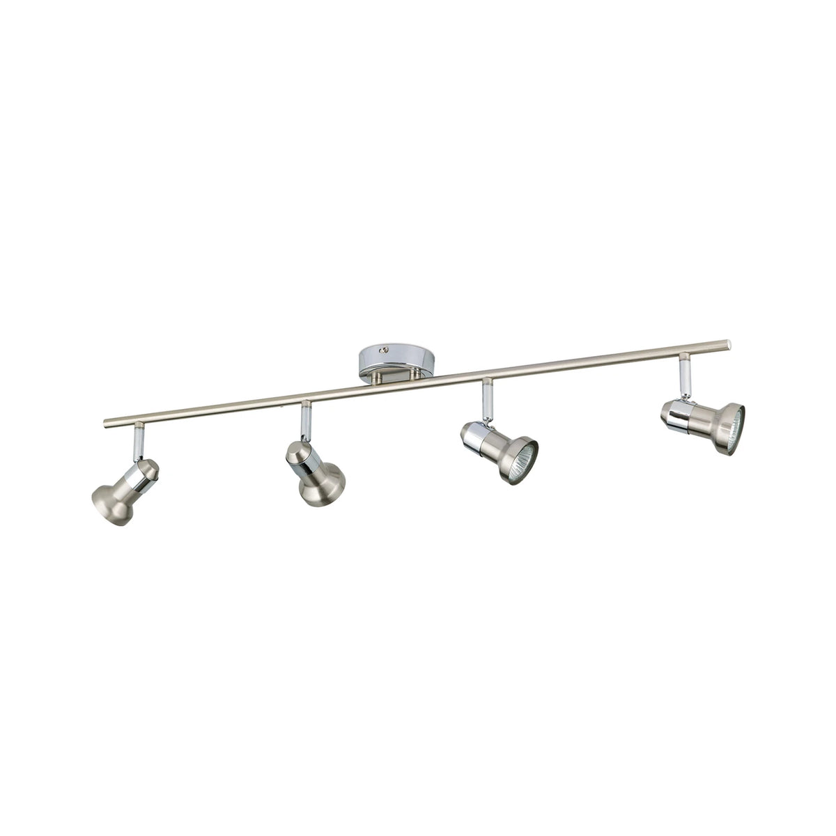 Deckenleuchte BARBORA Strahler Lampe Nickel satiniert GU10 LED 4-flammig Leuchte - 9003090187294