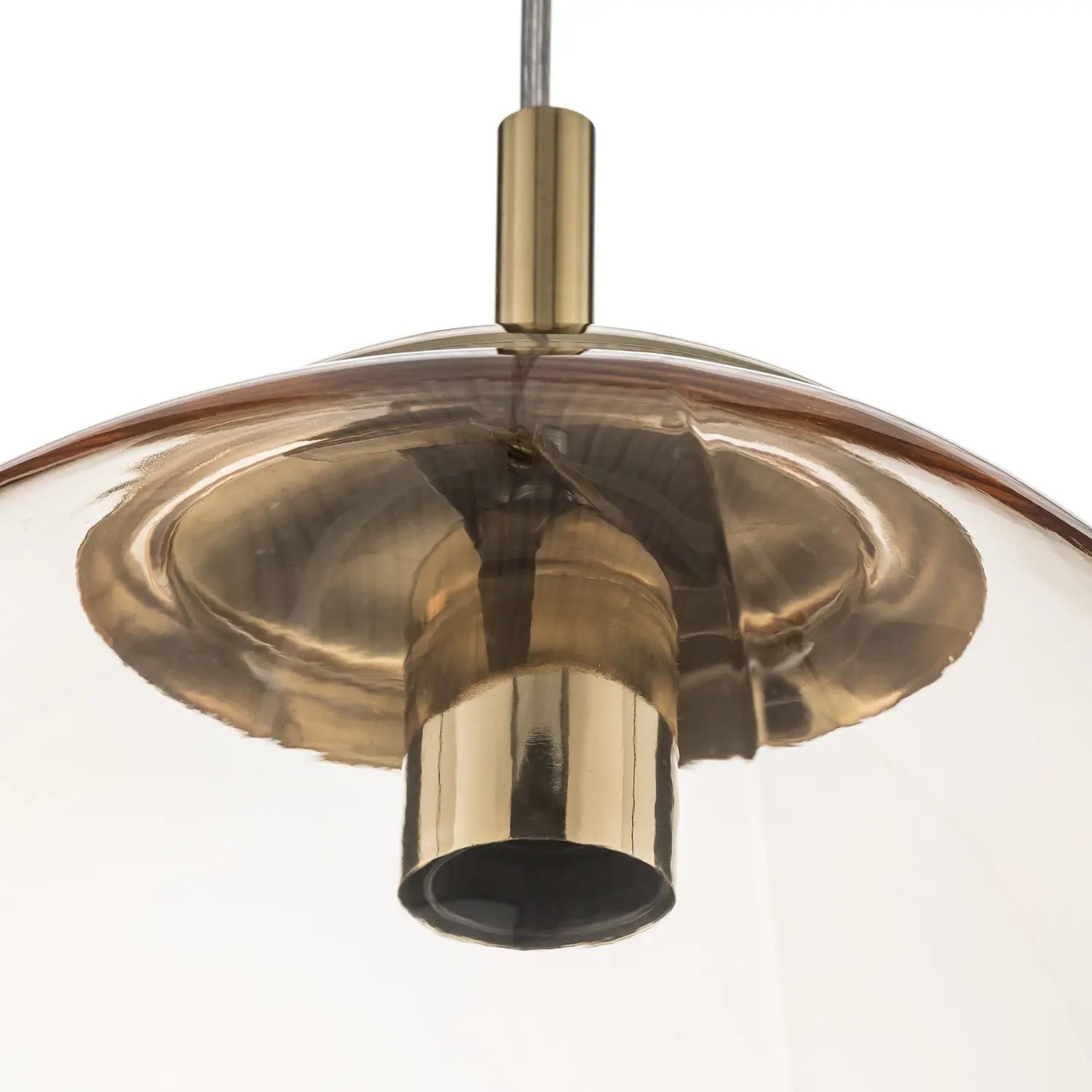 B-Ware Euluna Glas Hängeleuchte Sol Deckenlampe Lampe Leuchte E27 Glas Gold Siehe Text - 5901780542610