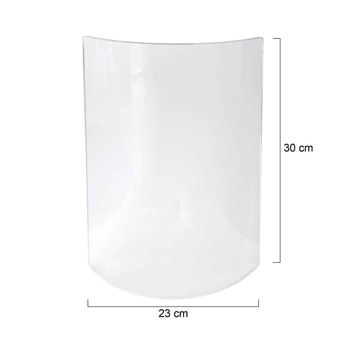 Steinhauer Lampenglas Lampenschirm Glas Glas transparent gebogen für Lampe - 8712746155549