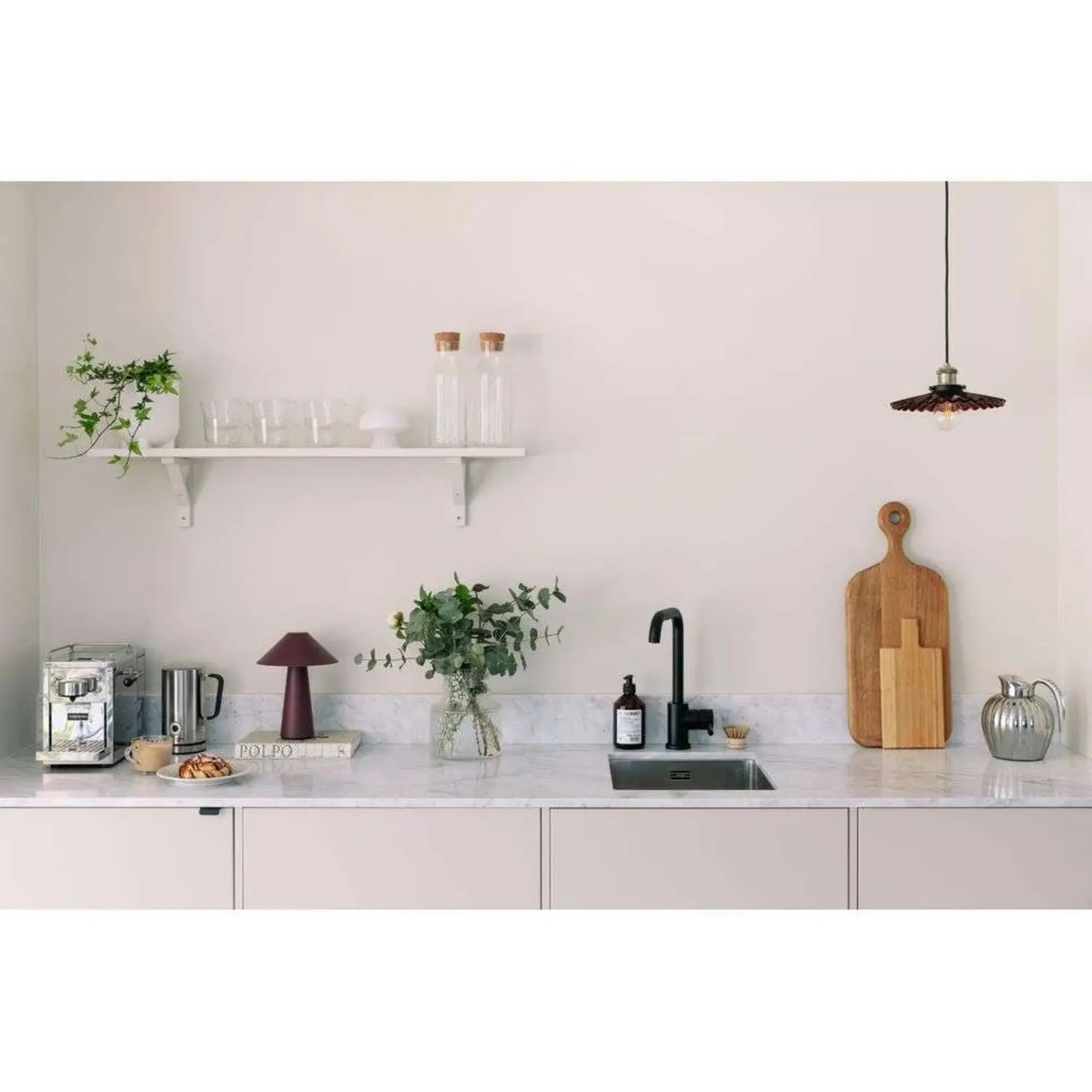 B-Ware Globen Lighting Pendelleuchte Hängelampe Cobbler Glas Metall Rot E27 Led ø 25 Cm - 7319436413357