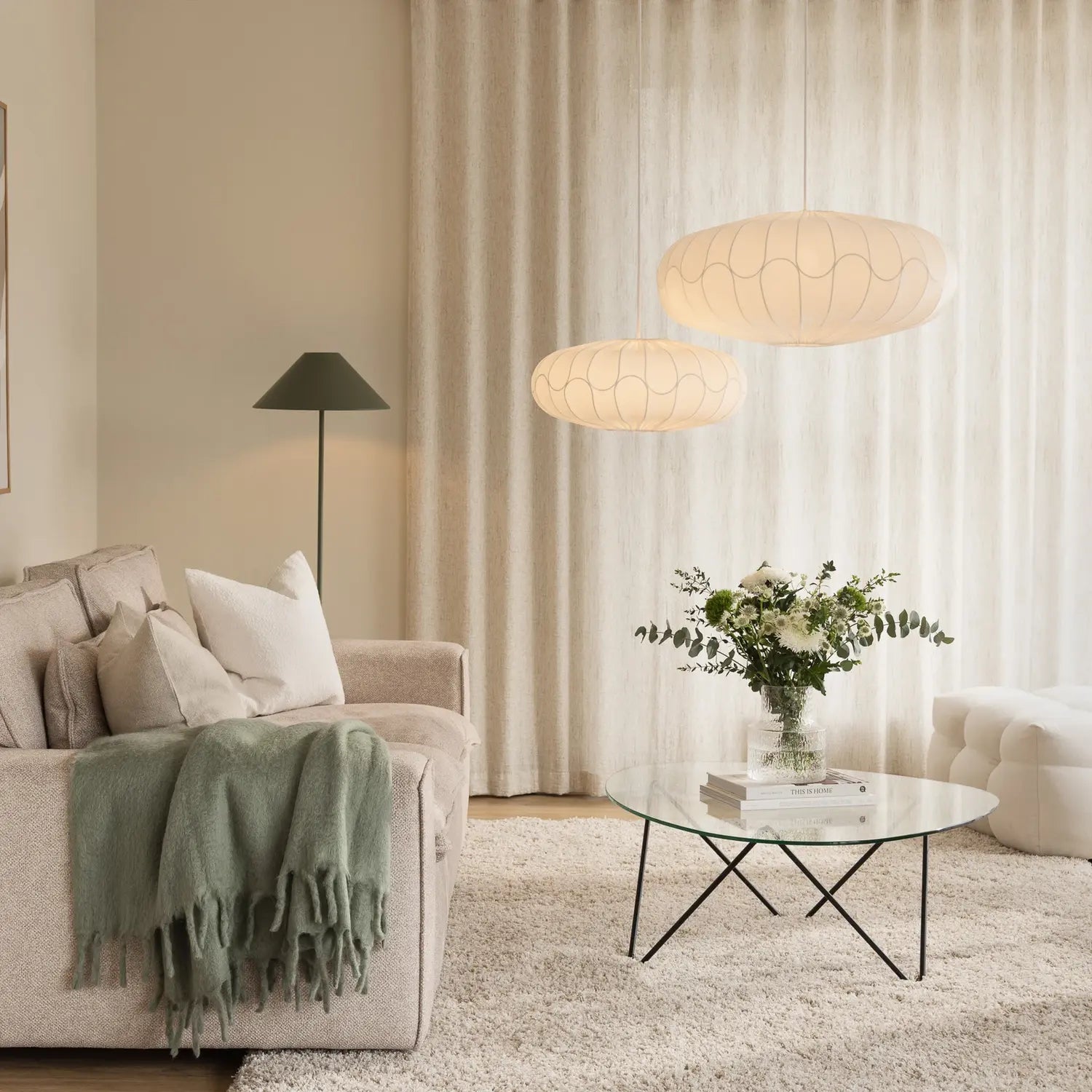 B-Ware Globen Lighting Stehleuchte Standleuchte Cannes Grün Metall 140 Cm E27 Led Lampe - 7319434034035