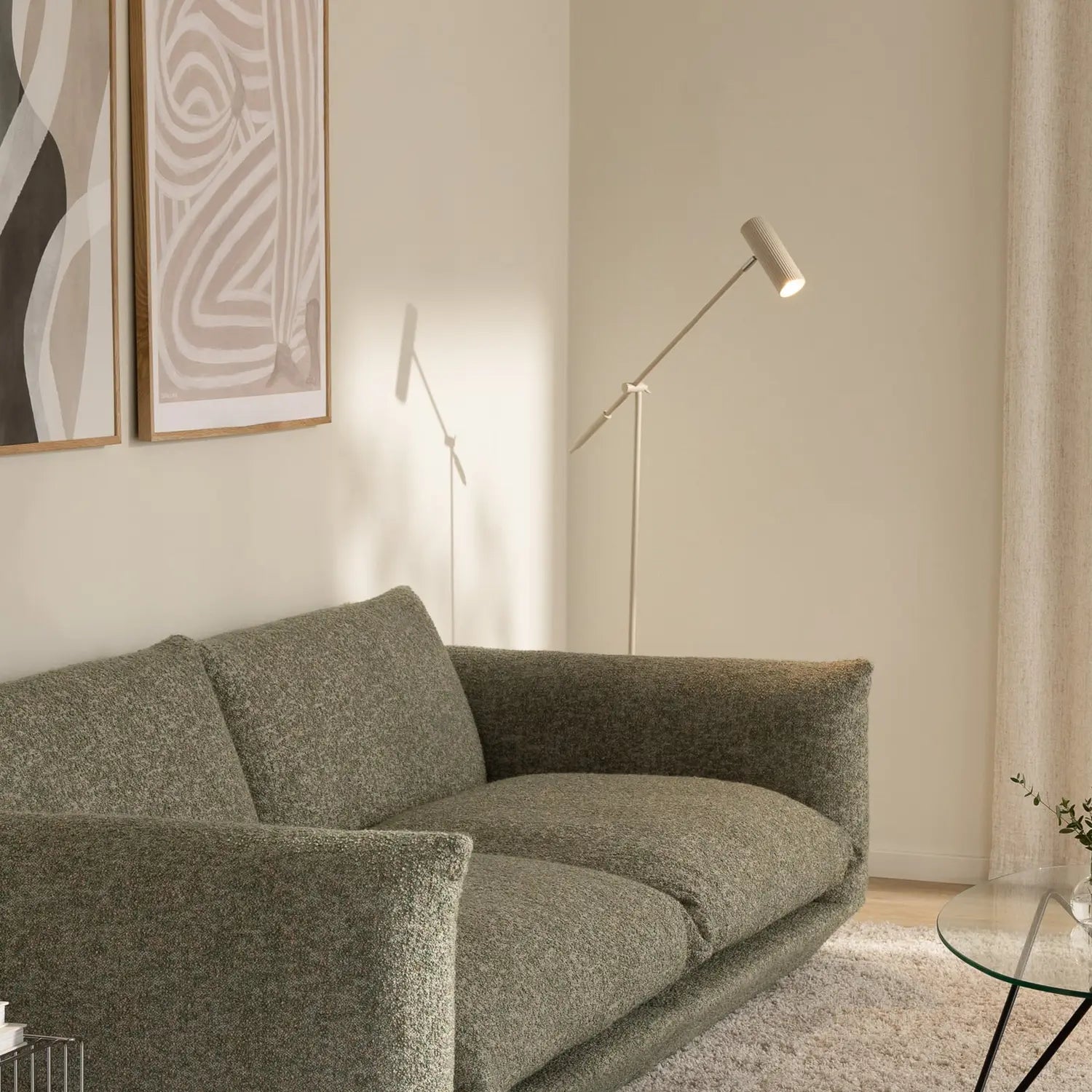 B-Ware Globen Lighting Stehleuchte Standleuchte Hubble Read Beige Metall Gu10 Led 140cm - 7319434031027