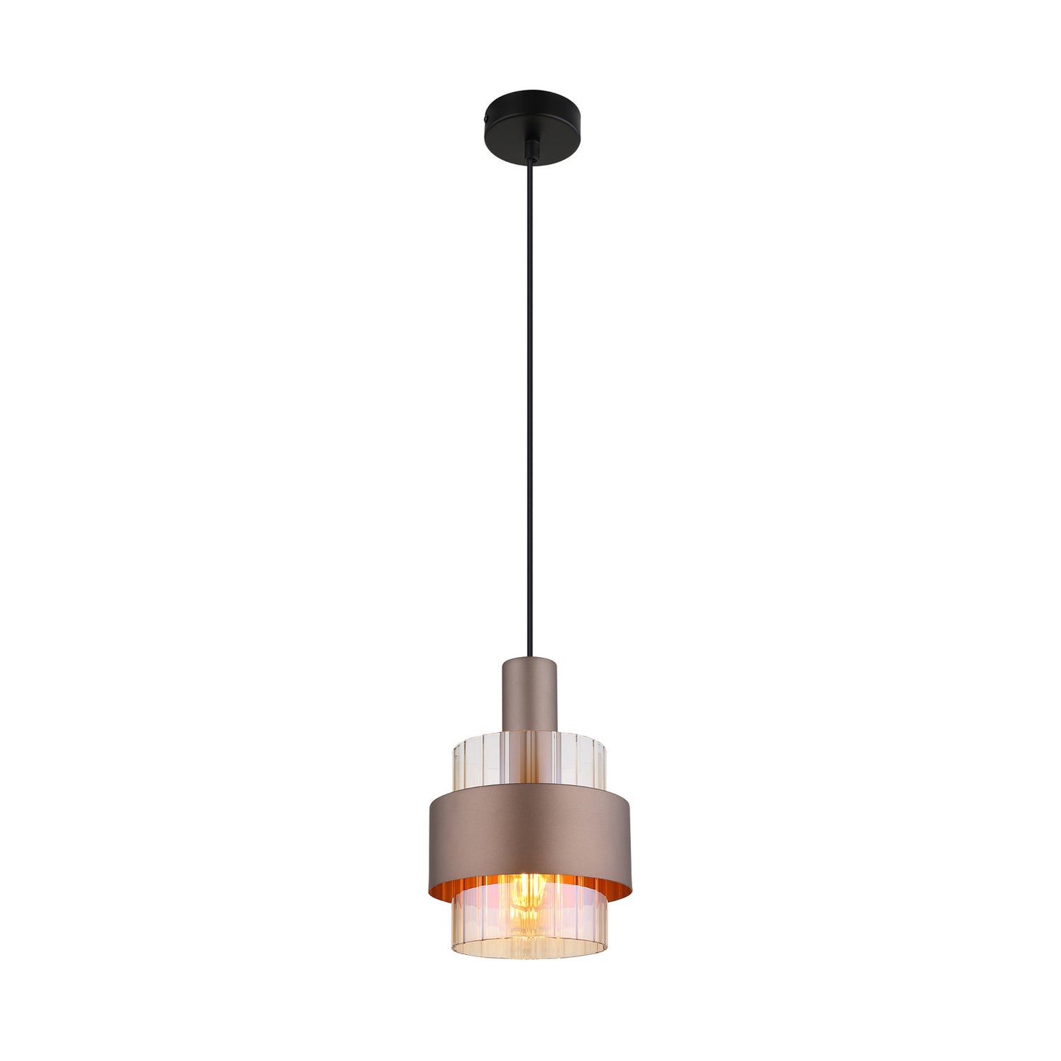 B-Ware Globo Hängelampe Milley Deckenleuchte Lampe Bronzefarben Metall 19 Cm - 9007371462674